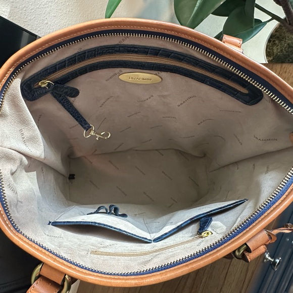 NEW - Brahmin Multi-Color Croc-Embossed Should Bag - See Video! - Picture 7 of 16